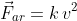 \vec{F}_{ar}=k\,v^{2}