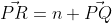 \vec{PR}=n \vec{PQ}