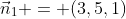 \vec{n}_{1} = (3,5,1)