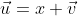 \vec{u}=x \vec{v}