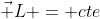 \vec L = cte