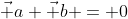 \vec a \vec b = 0