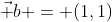 \vec b = (1,1)