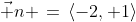 \vec n \,=\,\langle-2, 1\rangle