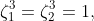 \zeta_1^3=\zeta_2^3=1,