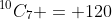 ^{10}C_7 = 120