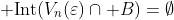 {\rm Int}(V_n(\varepsilon)\cap B)=\emptyset