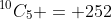 {^{10}C_5} = 252