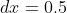 \int_{0}^{1}\frac{x^4+1}{2 x^4-4 x^3+6 x^2-4 x+3}\;{dx}=0.5