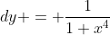 \int_{0}^{\infty}e^{-y}\cos(x^2y)\;{dy} = \frac{1}{1+x^4}