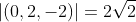 |(0,2,-2)|=2\sqrt{2}