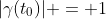 |\gamma(t_0)| = 1