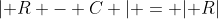 |\mathbb R - C | = |\mathbb R|