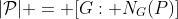 |\mathcal{P}| = [G: N_G(P)]