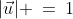 |\vec{u}| \:=\:1