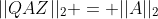 ||QAZ||_2 = ||A||_2