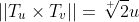 ||T_u\times{T_v}||=\sqrt[ ]{2}u