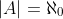 |A|=\aleph_0