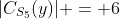 |C_{S_5}(y)| = 6
