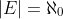|E|={\aleph}_{0}