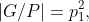 |G/P|=p_1^2,