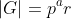 |G|=p^ar