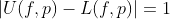 |U(f,p)-L(f,p)|=1