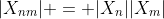 |X_{nm}| = |X_n||X_m|