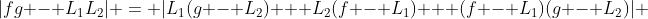 |fg - L_1L_2| = |L_1(g - L_2) + L_2(f - L_1) + (f - L_1)(g - L_2)| 