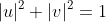 |u|^2+|v|^2=1
