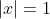 |x|=1