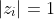 |z_i|=1