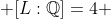  [L:\mathbb{Q}]=4 