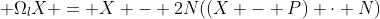  \Omega_lX = X - 2N((X - P) \cdot N)