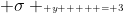 \sigma \scriptscriptstyle {y}     = 3
