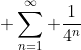 \sum_{n=1}^\infty \frac{1}{4^n}
