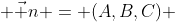  \vec {n} = (A,B,C) 