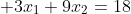  3x_1+9x_2=18
