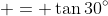  = \tan{30^\circ}