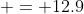  = 12.9