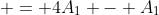  = 4A_1 - A_1