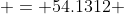  = 54.1312 
