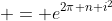  = e^{2\pi n i^2}