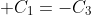  C_{1}=-C_{3}