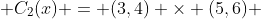  C_{2}(x) = (3,4) \times (5,6) 