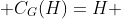  C_G(H)=H 