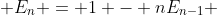  E_n = 1 - nE_{n-1} 