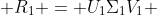  R_{1} = U_{1}\Sigma_{1}V_{1} 