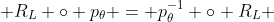  R_{L} \circ p_{\theta} = p^{-1}_{\theta} \circ R_{L} 
