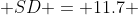  SD = 11.7 